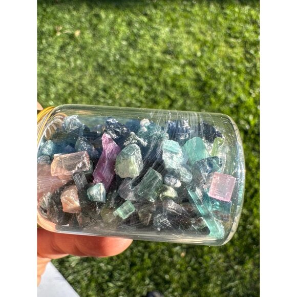 Tourmaline Crystals in Jar - 72 grams / 360 carats - Picture 7 of 10
